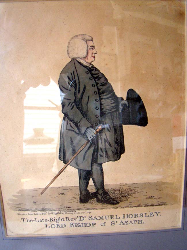 A Flintlock brass barreled blunderbuss made in 1793 for The Reverand Dr. Samuel Horsley, Lord Bishop of Rochester and Dean of Westminster. — image 3
